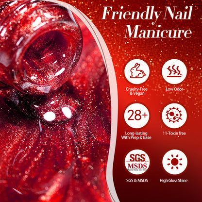 Esmale Ojo De Gato Red Cat T071 - Born Pretty 15 ml