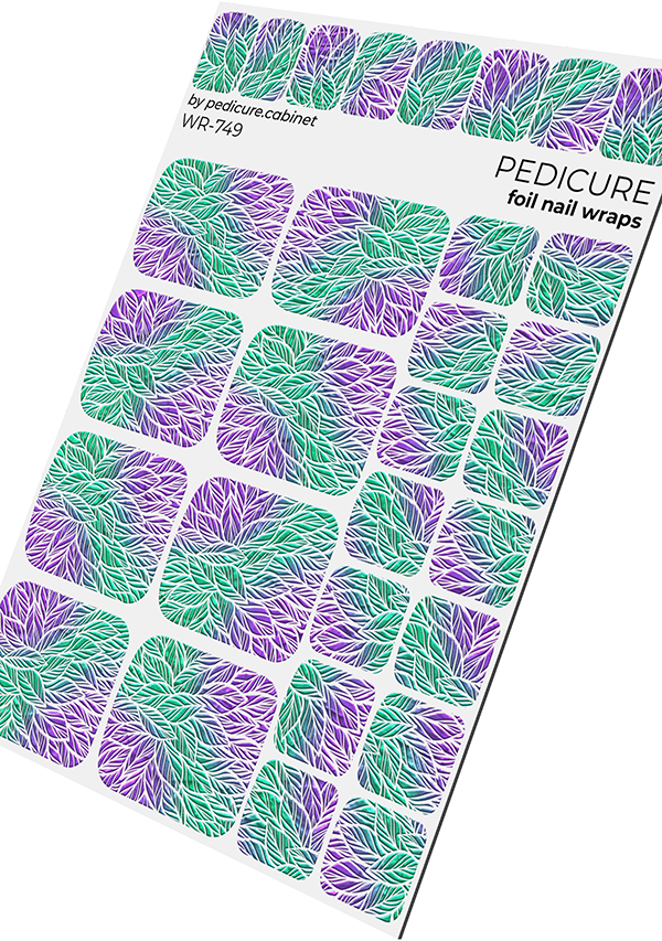 WR-749 - Sticker Pedicure The Nail Wraps