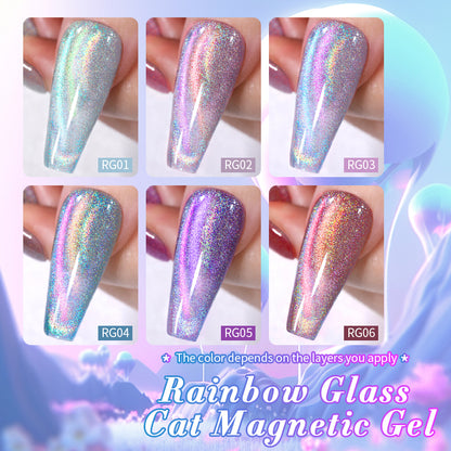Esmale Ojo De Rainbow Glass RG03 - Born Pretty 10 ml