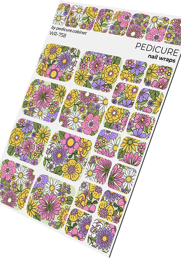 WR-758 - Sticker Pedicure The Nail Wraps