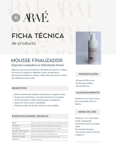 Espuma Mousse Finalizador 100 ml