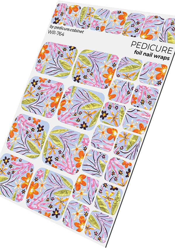 WR-764 - Sticker Pedicure The Nail Wraps