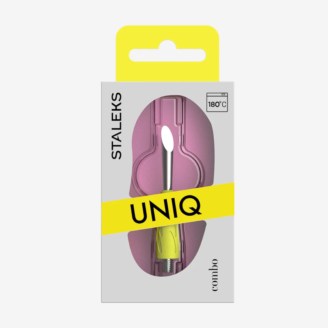 Punta Intercambiable Cleaner Yellow Para Repujador de Cutículas Staleks Pro