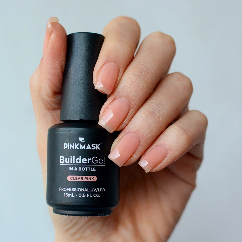 Builder Gel Clear Pink - Pink Mask 15 ml