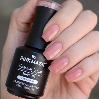 Rubber Base Coat "Charm Pink" Pink Mask 15ml