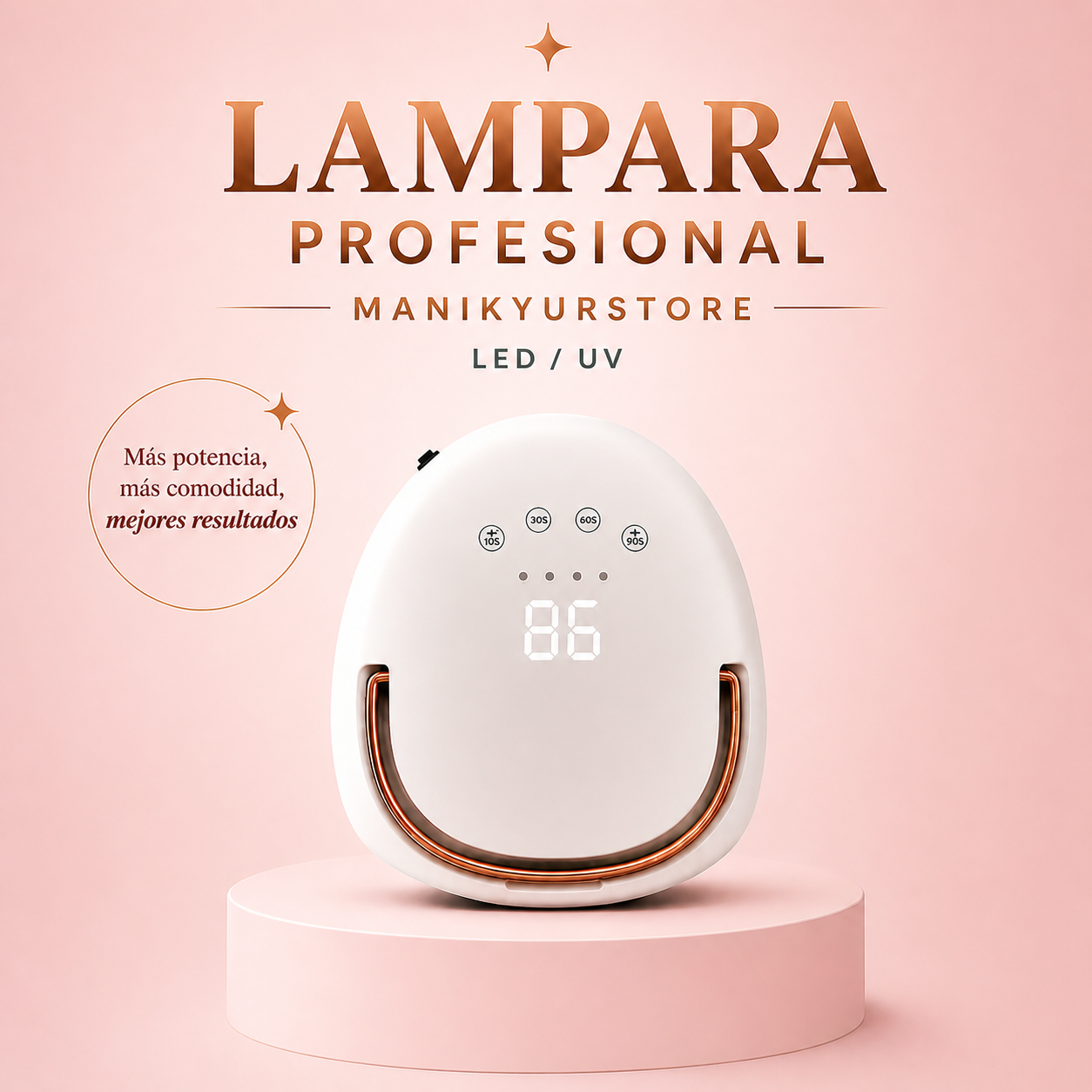 Lámpara Profesional Led Inalámbrica Manikyurstore