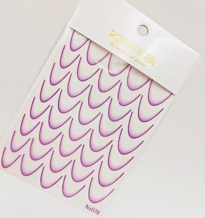 Sticker French Morado