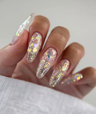 Glitter Korean Gel White Patrisa Nail 5 Gr