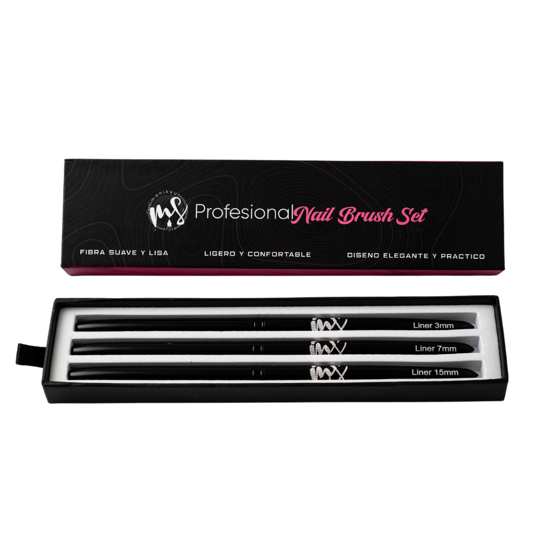 Set Pinceles Liner Profesionales Manikyurstore