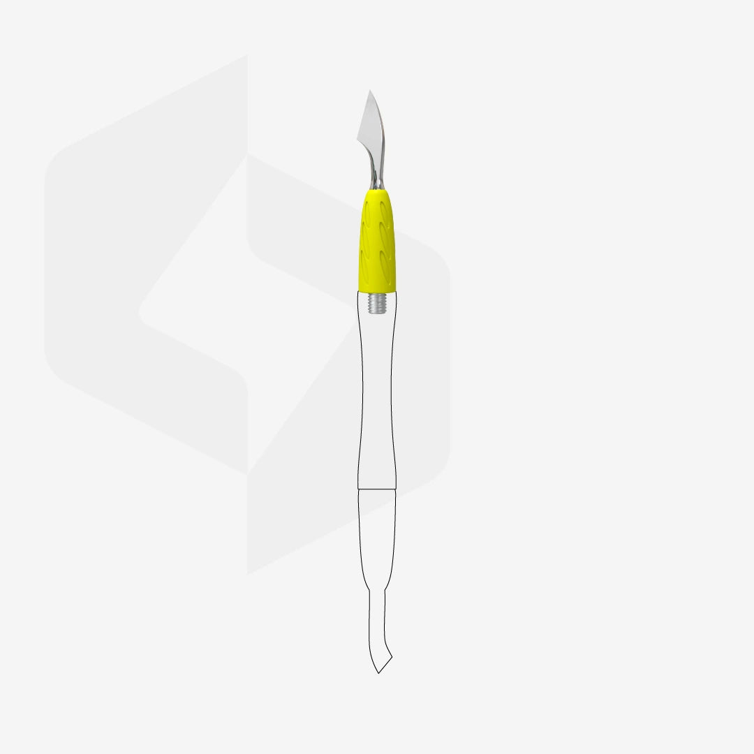 Punta Intercambiable Cleaner Yellow Para Repujador de Cutículas Staleks Pro