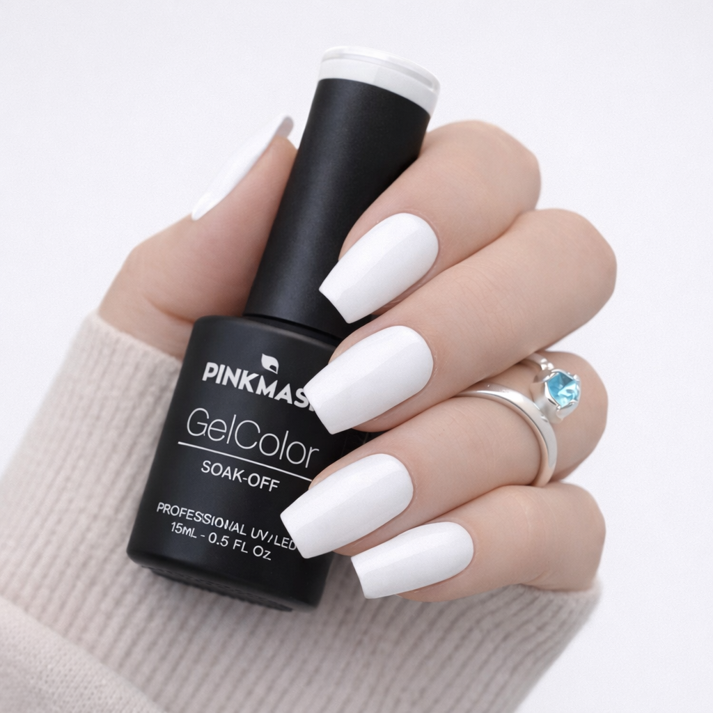 Esmalte "Super White" Pink Mask 15 ml