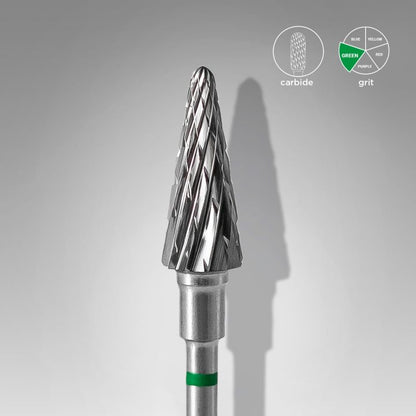 Fresa De Carburo Cónica Verde 060 Staleks Pro
