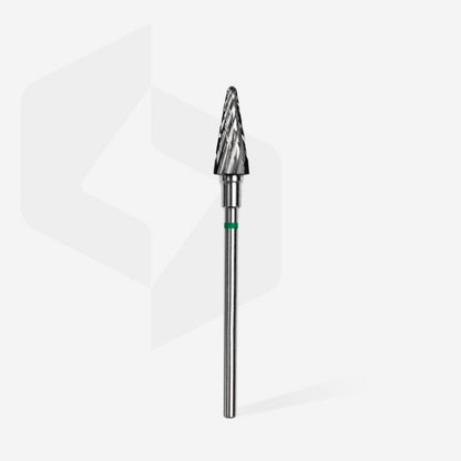 Fresa De Carburo Cónica Verde 060 Staleks Pro