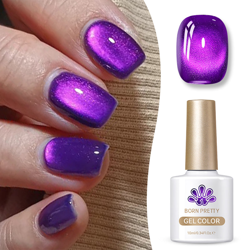 Esmale Ojo De Gato Blackish Purple MY43 - Born Pretty 10 ml