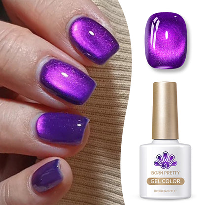 Esmale Ojo De Gato Blackish Purple MY43 - Born Pretty 10 ml