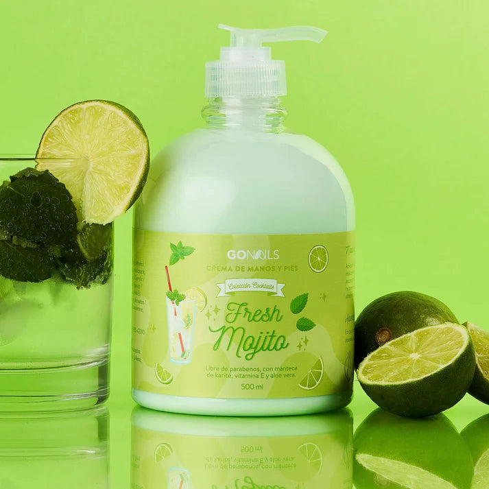 Crema De Manos y Pies Go Nails Mojito Fresh 500 ml