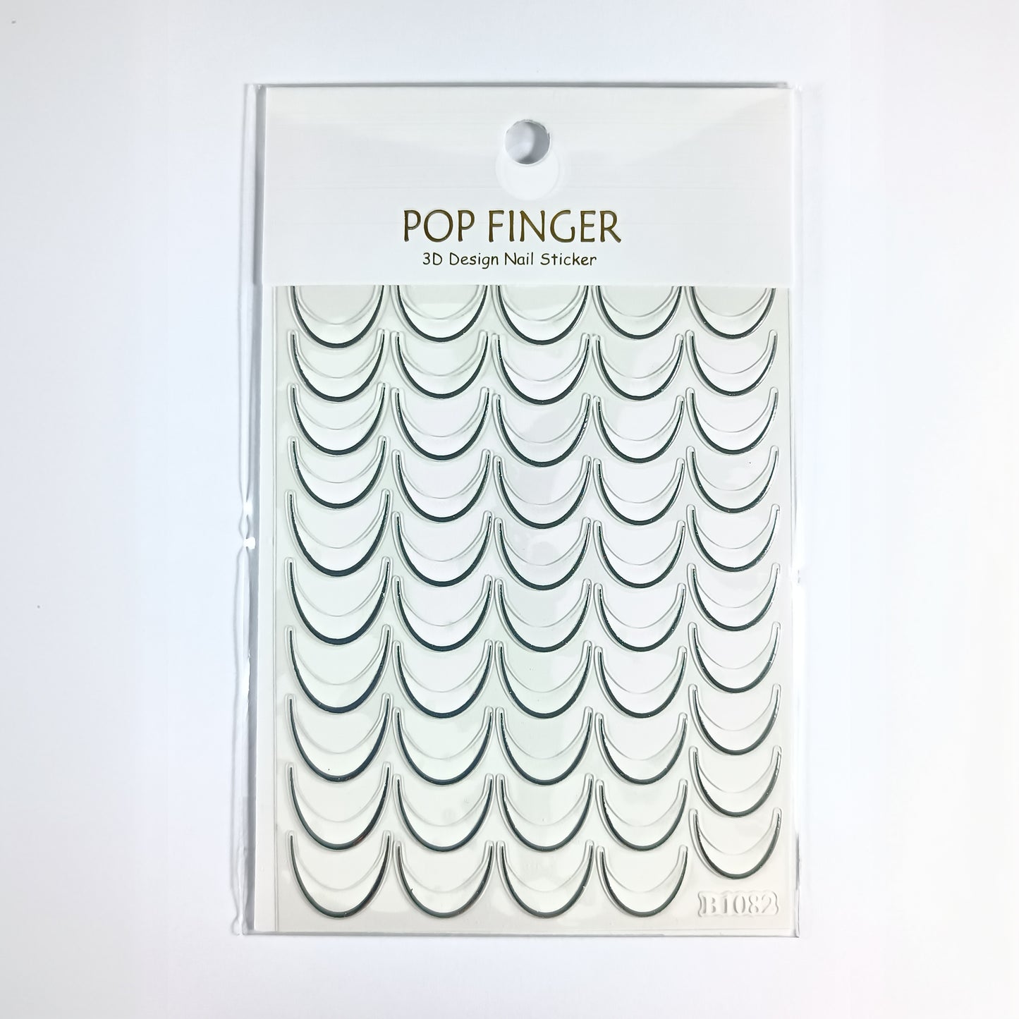 Sticker French Blanco/Plateado