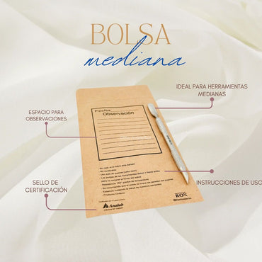 Bolsas de papel kraft para esterilización (Sobres Medianos) – 50 unidades