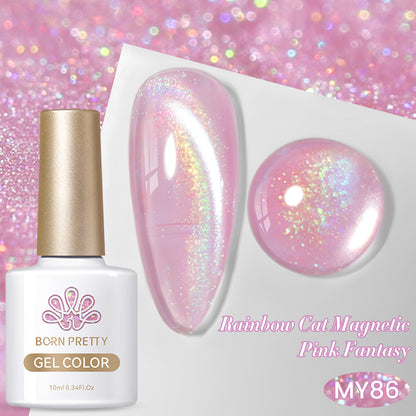 Esmale Ojo De Rainbow Pink Fantasy MY86 - Born Pretty 10 ml