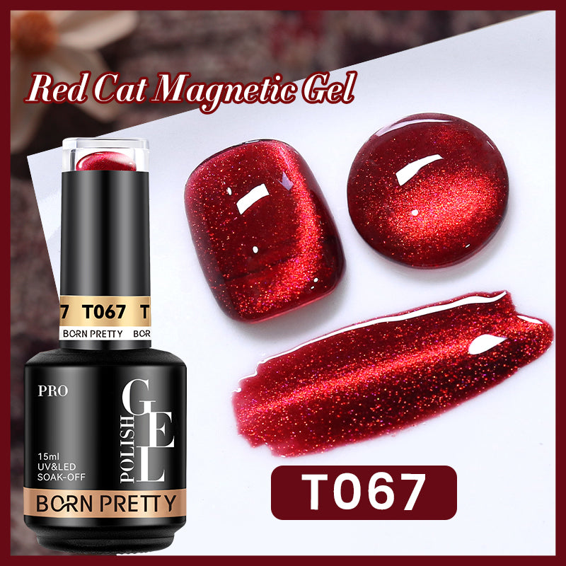 Esmale Ojo De Gato Red Cat T067 - Born Pretty 15 ml
