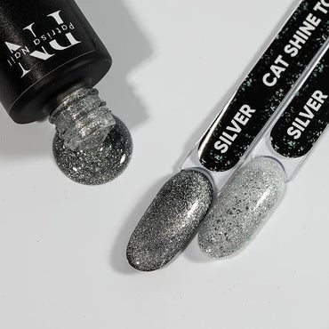 Top Coat Ojo De Gato Plateado Patrisa Nail 8 ml