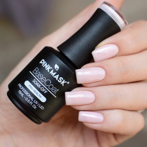Rubber Base Coat "Milky Pink" Pink Mask 15ml
