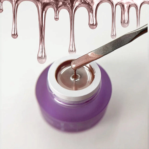 Gel Paint Metalizado Rose Gold Patrisa Nail 5 gr