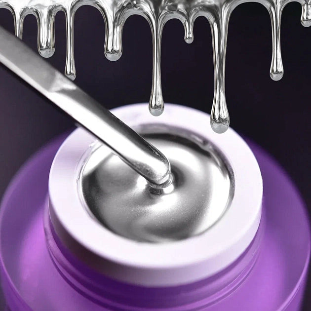 Gel Paint Liquid Steel Plateado 5 Gr